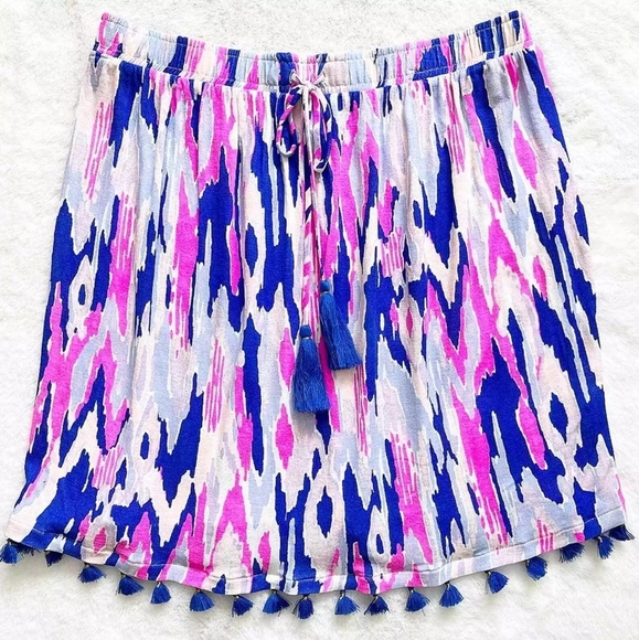 Lilly Pulitzer Palma Amethyst One Too Many Tube Top Med Flirty Resortwear Preppy - Picture 3 of 6